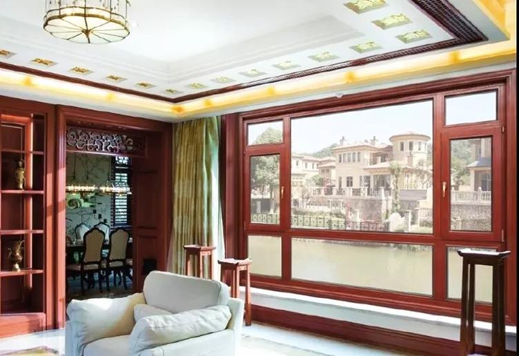 鋁包木門(mén)窗展示