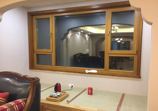 鋁包木門(mén)窗展示